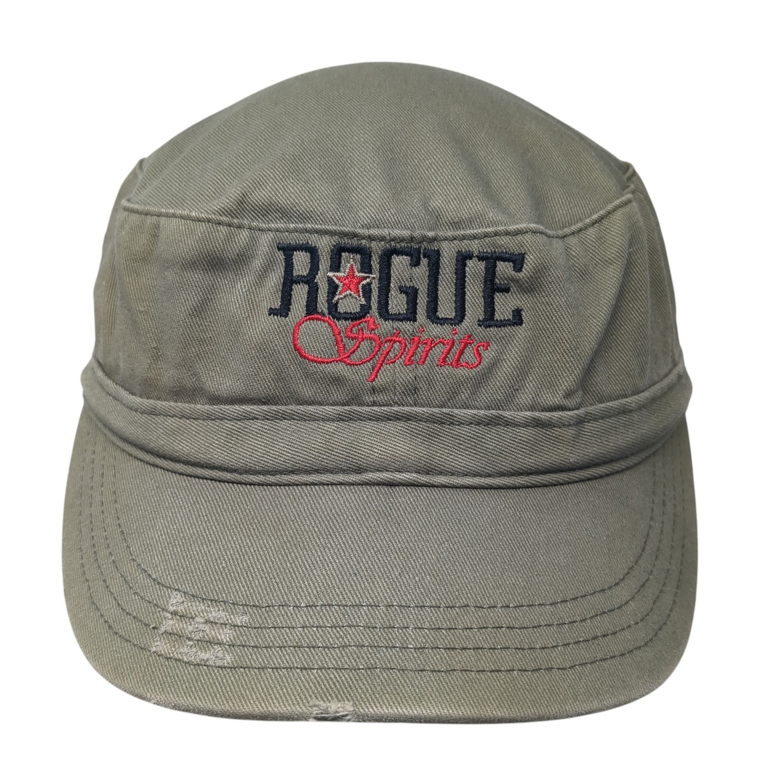 Rogue Spirits Strapback Cadet Army Cap Hat Green One Size District Threads